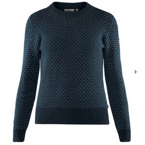 Fjallraven Övik Nordic Wool Sweater, Women's XS, Navy